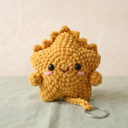 Star Keychain – easy crochet keychain (photo 2)