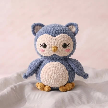 Sleepy Owl – no-sew amigurumi crochet pattern (photo 2)