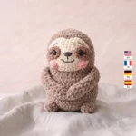 Sleepy Sloth – no-sew amigurumi crochet pattern