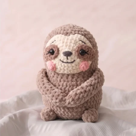 Sleepy Sloth – no-sew amigurumi crochet pattern (photo 2)