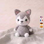 Husky Puppy – crochet dragon head for dog pattern