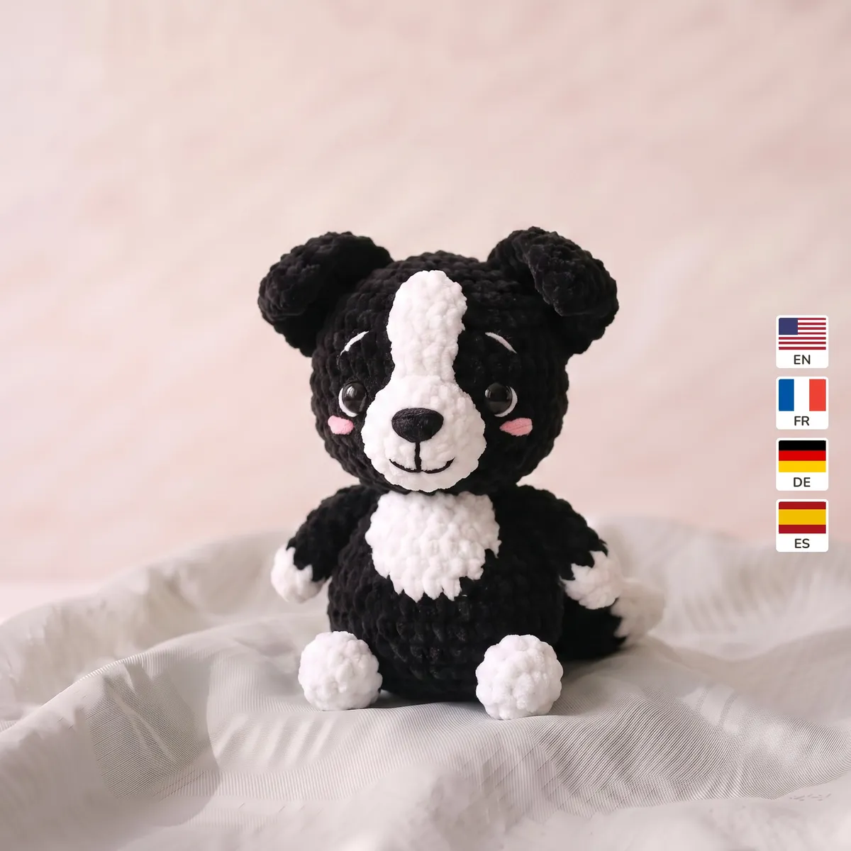 Border Collie Puppy 1 Border Collie Puppy – dog hoodie crochet pattern