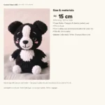 Border Collie Puppy – dog hoodie crochet pattern (photo 6)