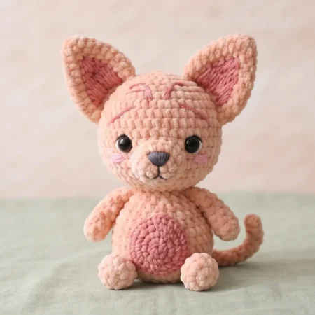 Sphynx Kitten – easy cat crochet pattern (photo 2)