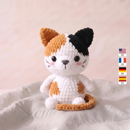 Calico Kitten – amigurumi pattern cat