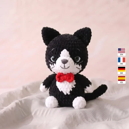 Tuxedo Kitten – crochet patterns cat