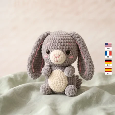 Lop Bunny – crochet bunny amigurumi pattern
