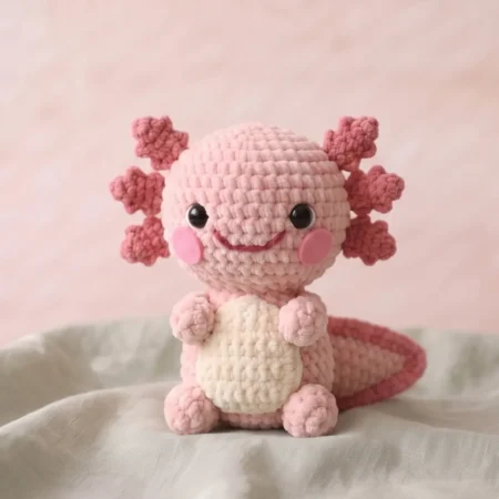 Pink Axolotl – axolotl crochet pattern (photo 2)