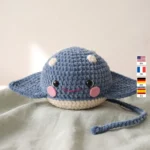 Stingray – no-sew amigurumi crochet pattern
