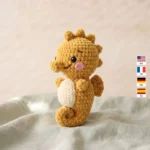 Seahorse – no-sew amigurumi crochet pattern