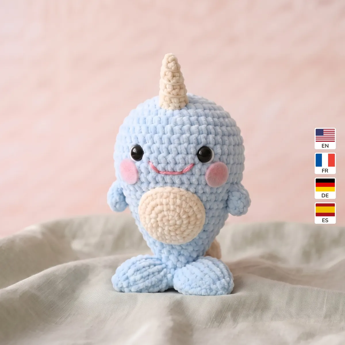 Narwhal 1 Narwhal – crochet whale pattern