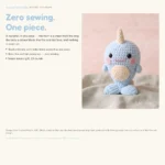 Narwhal – crochet whale pattern (photo 8)