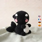 Orca – crochet whale