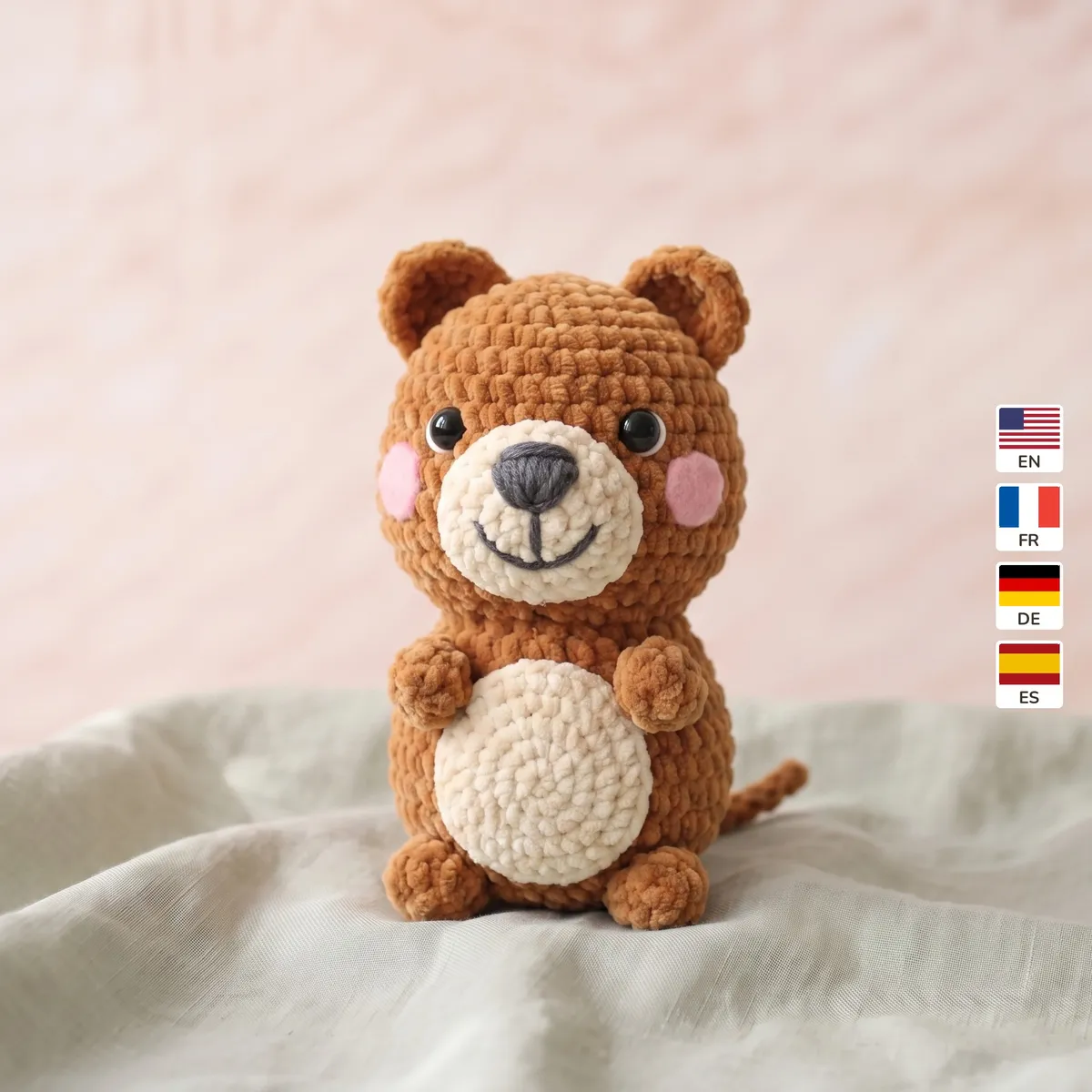 Quokka 1 Quokka – no-sew amigurumi crochet pattern