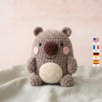 Wombat – no-sew amigurumi crochet pattern