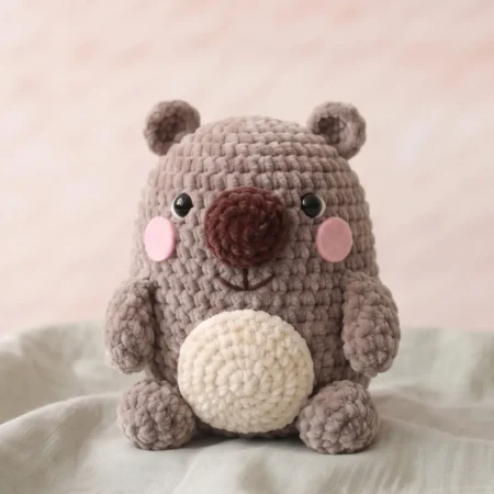 Wombat – no-sew amigurumi crochet pattern (photo 2)
