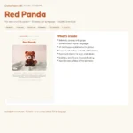 Red Panda – no-sew amigurumi crochet pattern (photo 3)