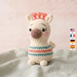 Llama – no-sew amigurumi crochet pattern