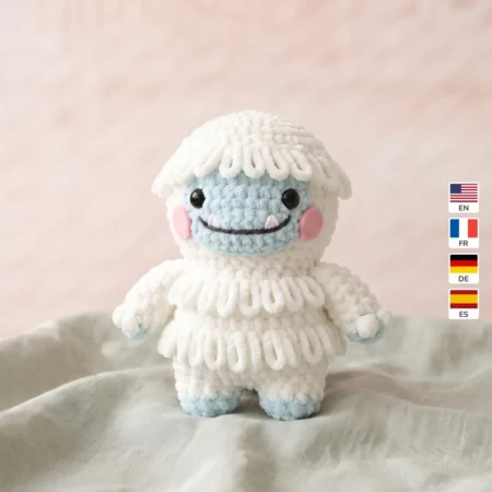 Baby Yeti – no-sew amigurumi crochet pattern