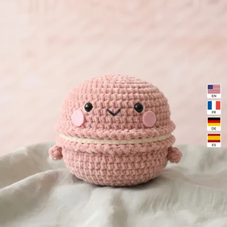 Macaron – no-sew amigurumi crochet pattern