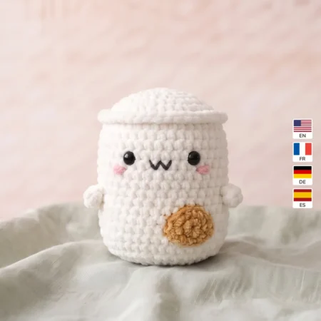 Marshmallow – no-sew amigurumi crochet pattern