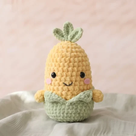 Corn Cob – no-sew amigurumi crochet pattern (photo 2)