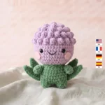 Lavender Buddy – no-sew amigurumi crochet pattern