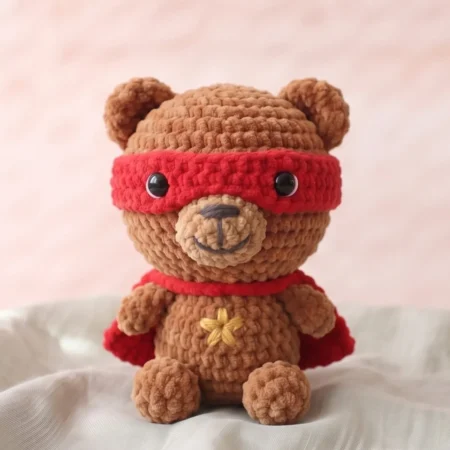 Superhero Bear – no-sew amigurumi crochet pattern (photo 2)