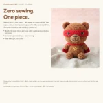 Superhero Bear – no-sew amigurumi crochet pattern (photo 8)