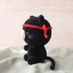 Ninja Cat – mini cat crochet pattern (photo 9)