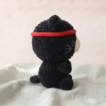 Ninja Cat – mini cat crochet pattern (photo 10)