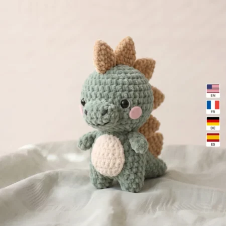 Stegosaurus – crochet dinosaur patterns