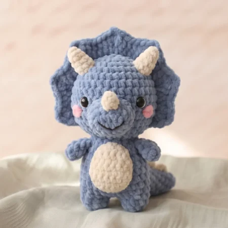 Triceratops – crochet pattern dinosaur (photo 2)