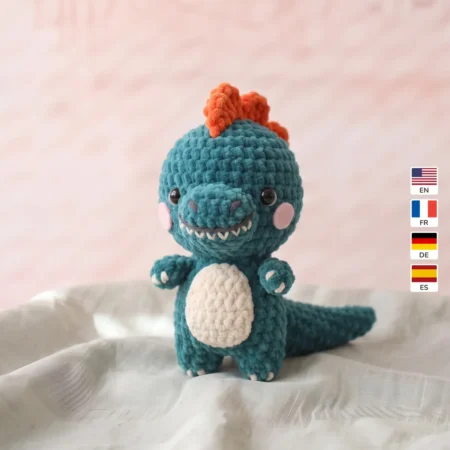 Baby Raptor – no-sew amigurumi crochet pattern