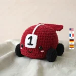 Race Car – no-sew amigurumi crochet pattern