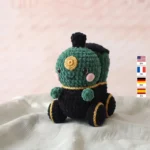 Train Engine – no-sew amigurumi crochet pattern