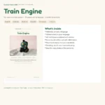 Train Engine – no-sew amigurumi crochet pattern (photo 3)