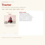 Tractor – no-sew amigurumi crochet pattern (photo 3)
