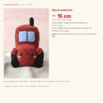 Tractor – no-sew amigurumi crochet pattern (photo 6)
