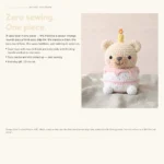 Birthday Cake Bear – no-sew amigurumi crochet pattern (photo 8)