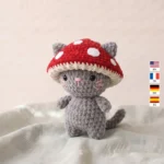 Mushroom Cat – cat crochet cute