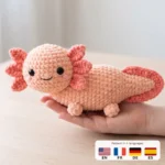 Axolotl – crochet axolotl