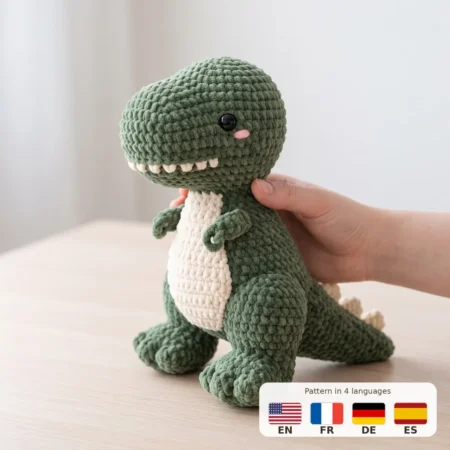 T-Rex – how to crochet a dinosaur