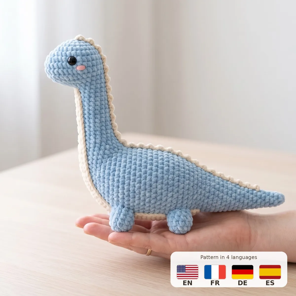Brachiosaurus 1 Brachiosaurus – amigurumi crochet dinosaur pattern