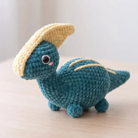 Parasaurolophus – no-sew amigurumi crochet pattern (photo 2)