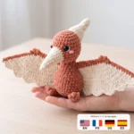 Pterodactyl – crochet dinosaurs