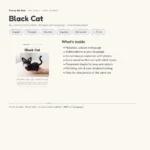 Black Cat – crochet a cat (photo 3)