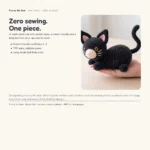 Black Cat – crochet a cat (photo 8)