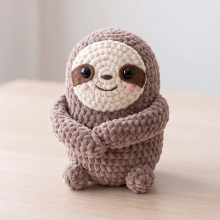 Sloth – no-sew amigurumi crochet pattern (photo 2)