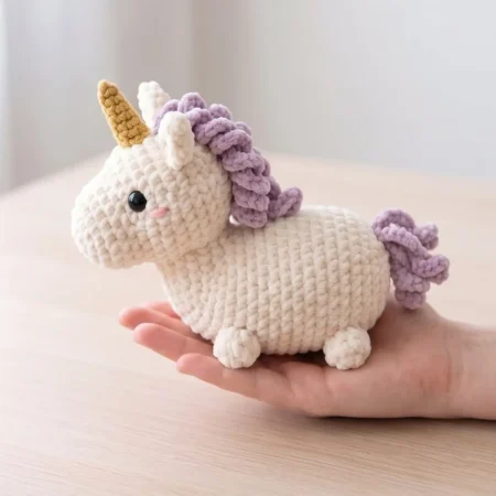 Baby Unicorn – no-sew amigurumi crochet pattern (photo 2)